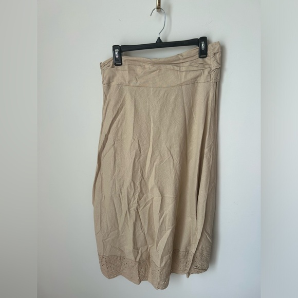 Jason Wu Tan Crop Eyelet and Skirt Set - Picture 7 of 7